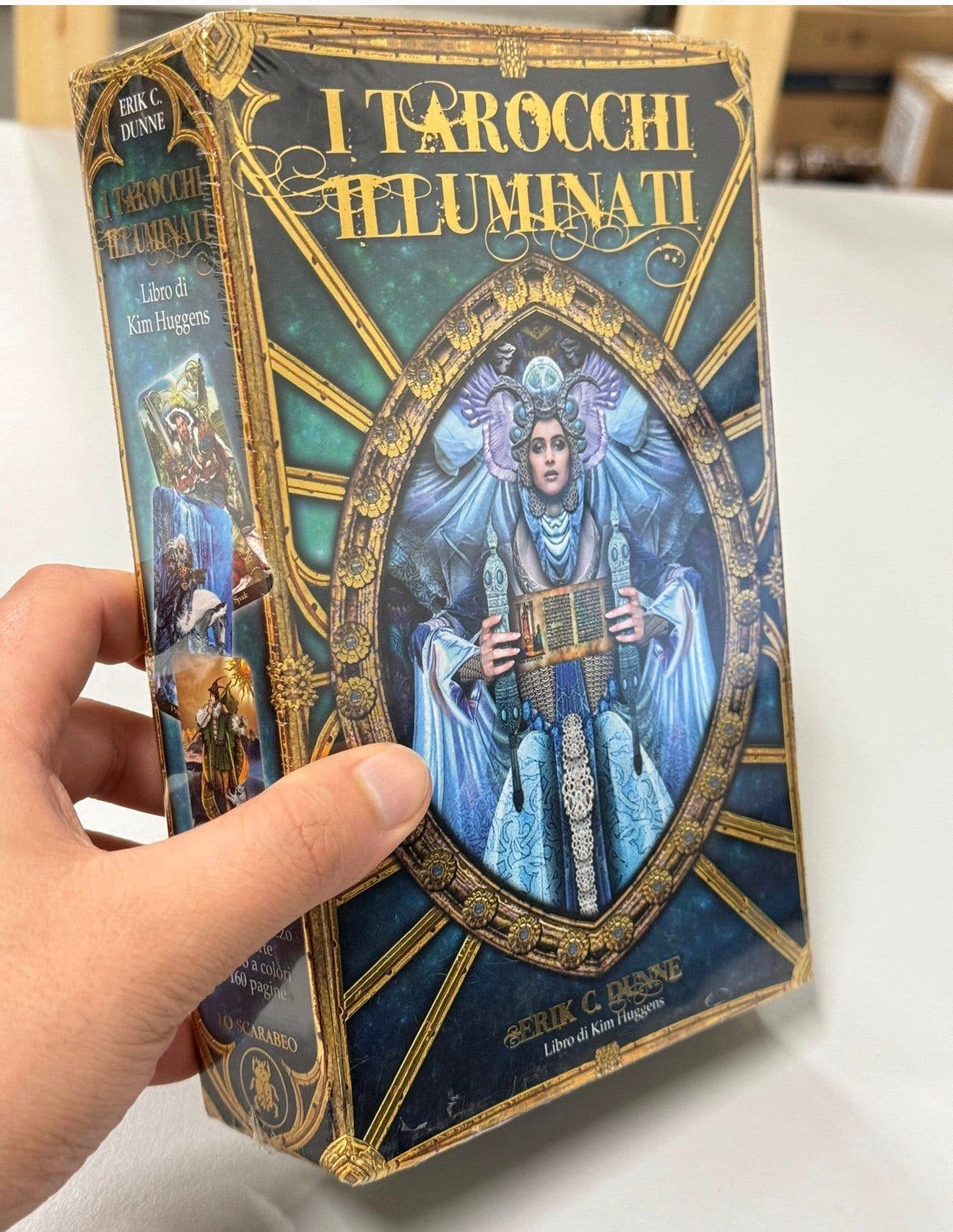 Tarot Boek & Kaarten set  I Tarocchi Illuminati italie NIEUW, Boeken, Ophalen of Verzenden, Nieuw, Tarot of Kaarten leggen