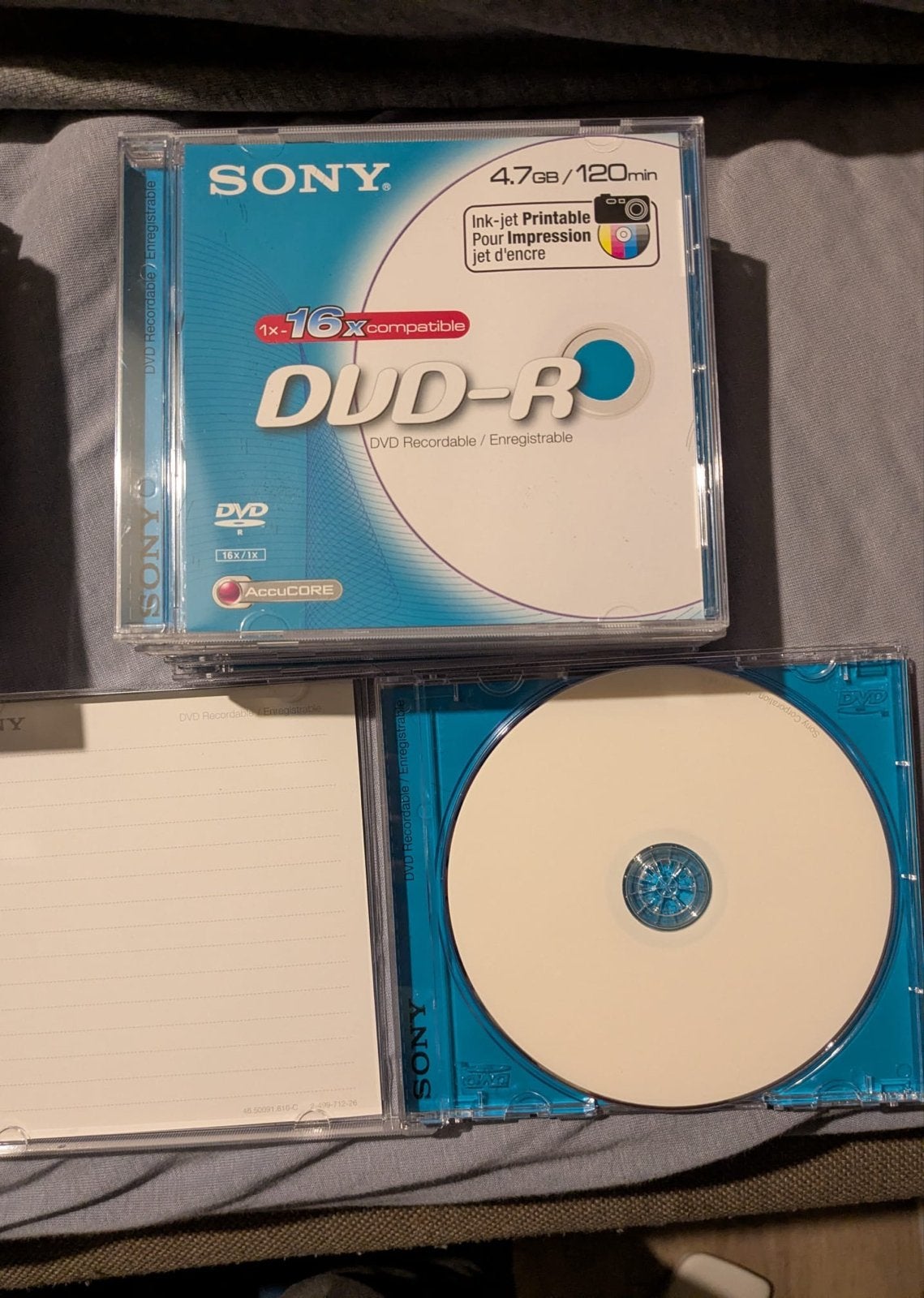 Lege CD-R en DVD-R schijven (9x CD-R, 6x DVD-R), Computers en Software, Ophalen of Verzenden, Nieuw, Cd