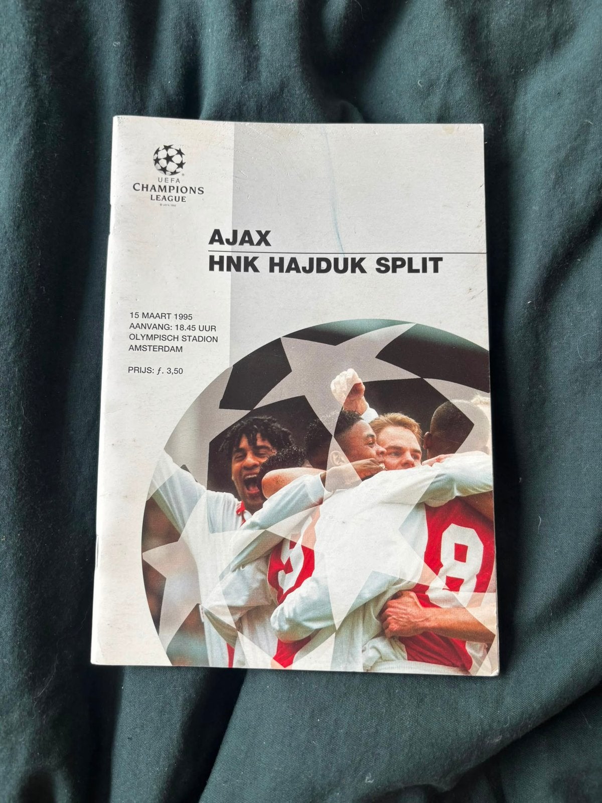 Programmaboekje Ajax - Hajduk Splot, Verzamelen, Ophalen of Verzenden, Zo goed als nieuw, Ajax