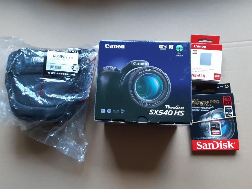 Canon PowerShot SX540 HS NIEUW met accessoires, Canon, Compact, Nieuw, Ophalen of Verzenden