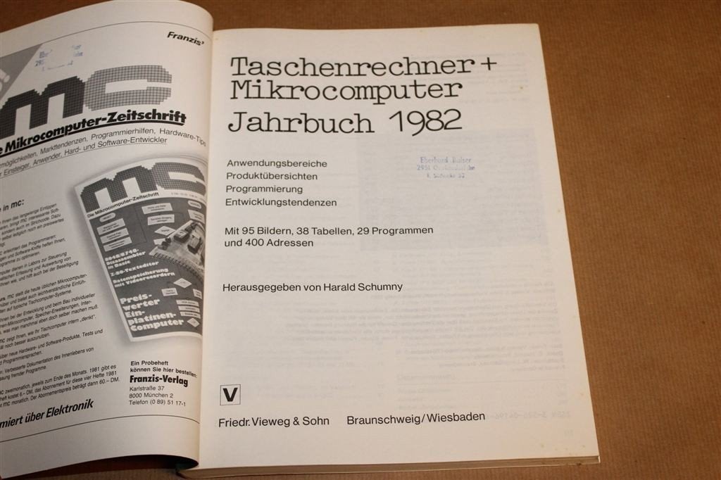 Taschenrechner + Mikrocomputer — Retro Computertechniek 1982, Ophalen of Verzenden, Gelezen, Internet of Webdesign