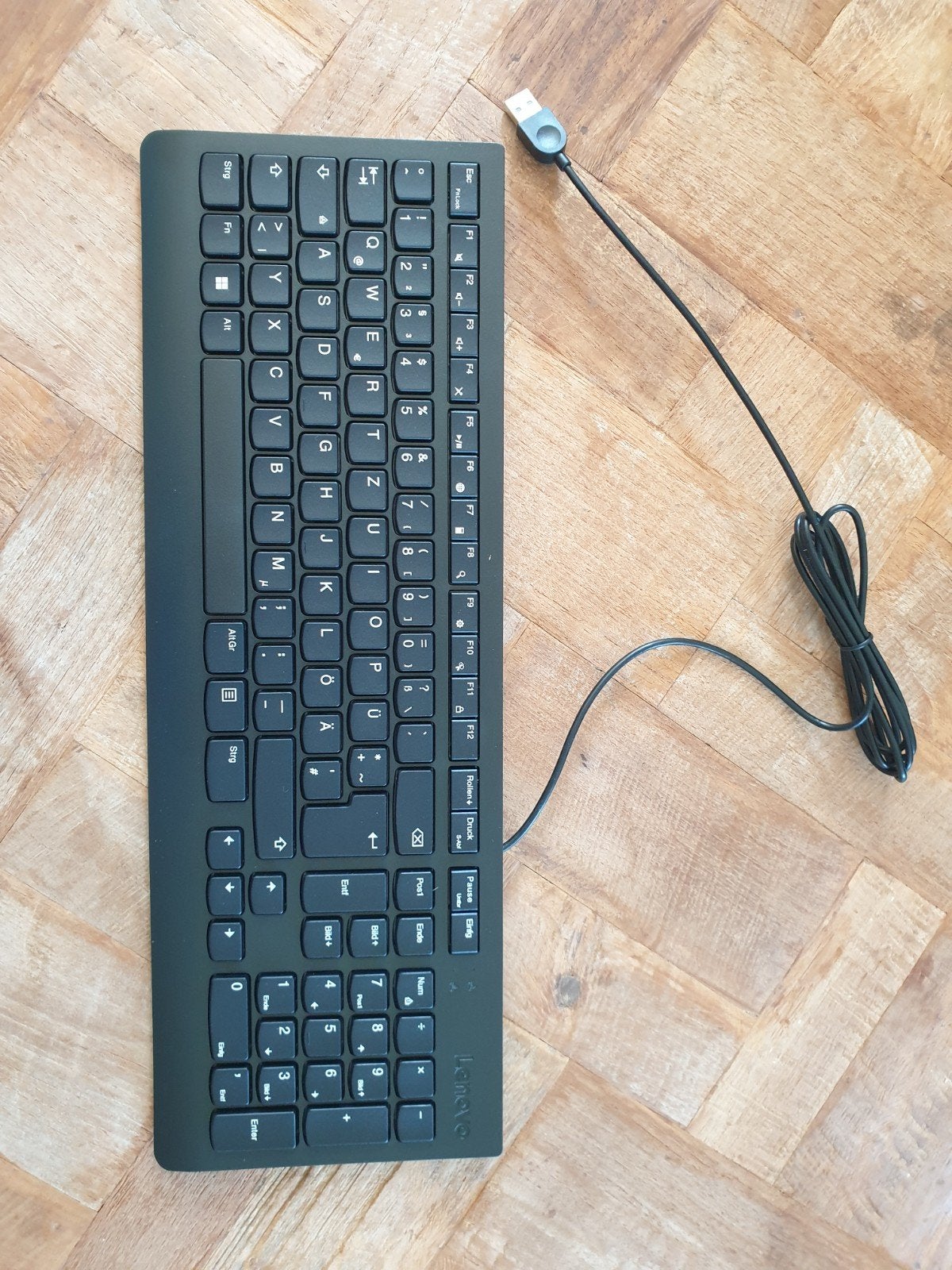 Lenovo Calliope USB Toetsenbord Gen2 Zwart - Qwerty, Computers en Software, Numeriek gedeelte, Nieuw, Ophalen of Verzenden, Qwerty