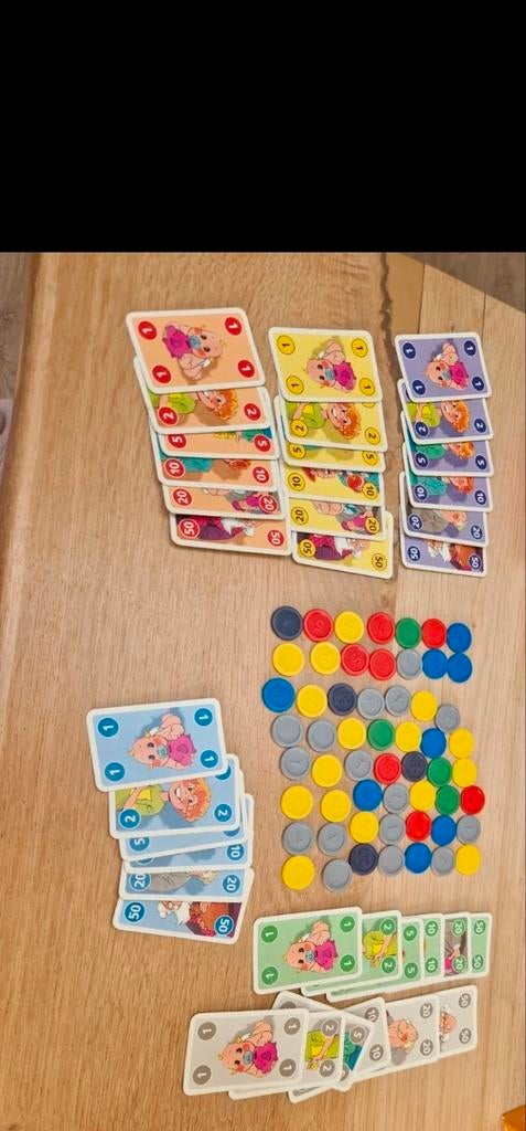 Familie poen Ravensburger, Hobby en Vrije tijd, Gezelschapsspellen | Kaartspellen, Een of twee spelers, Ophalen of Verzenden, Gebruikt