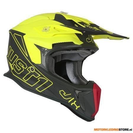 Just1 J18 Vertigo Crosshelm, Rood-Grijs, Ophalen of Verzenden, Nieuw met kaartje