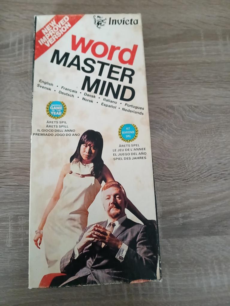 Word Mastermind Bordspel - Invicta (Vintage), Hobby en Vrije tijd, Gezelschapsspellen | Bordspellen, Een of twee spelers, Ophalen of Verzenden