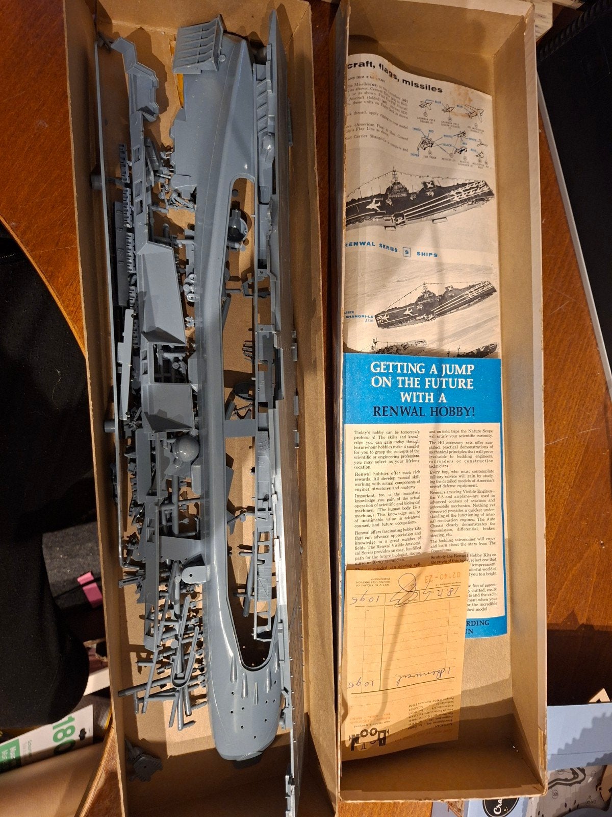 Renwal uss shangri-la Schip 1:500 - Ongebouwd, Verzenden