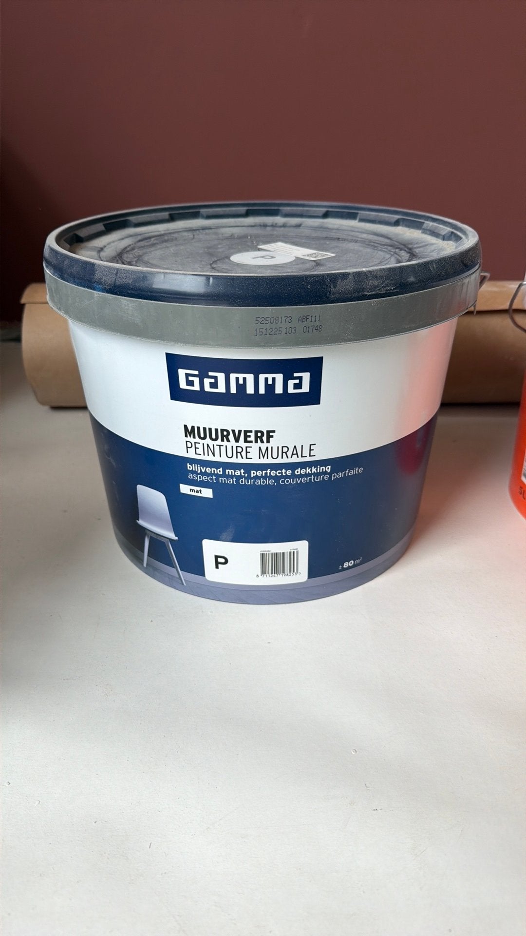 Gamma muurverf Candle Smoke, Ophalen, 5 tot 10 liter, Wit, Nieuw