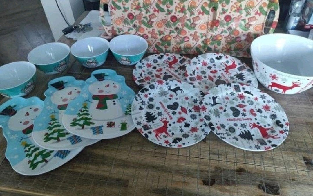 Kerst borden, Ophalen of Verzenden