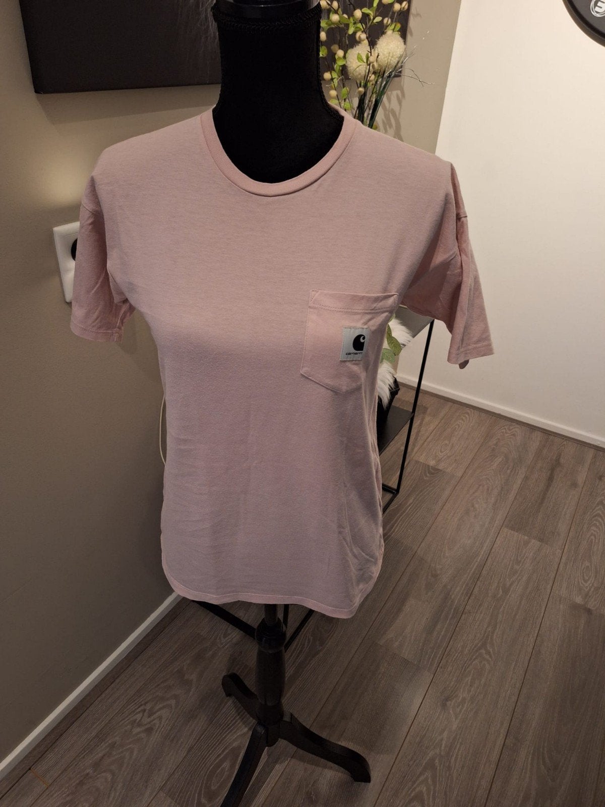 Carhartt WIP T-shirt roze XS, Carhartt WIP, Ophalen of Verzenden, Zo goed als nieuw, Korte mouw