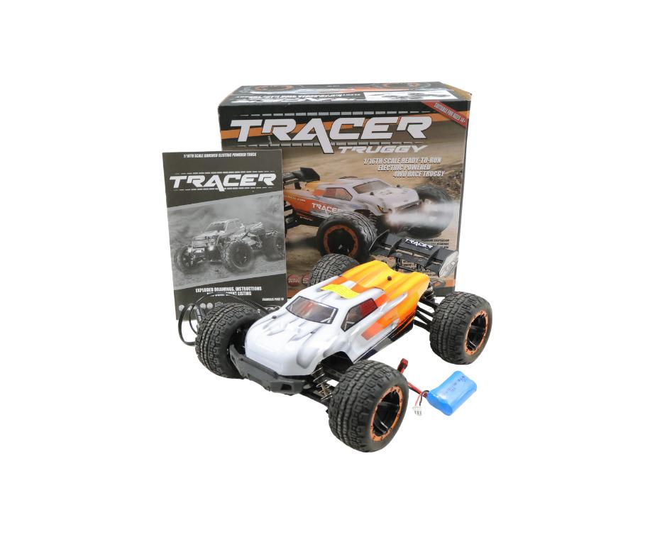 FTX Tracer 1/16 truggy oranje rc auto, Ophalen of Verzenden, Gebruikt, Elektro, Auto offroad