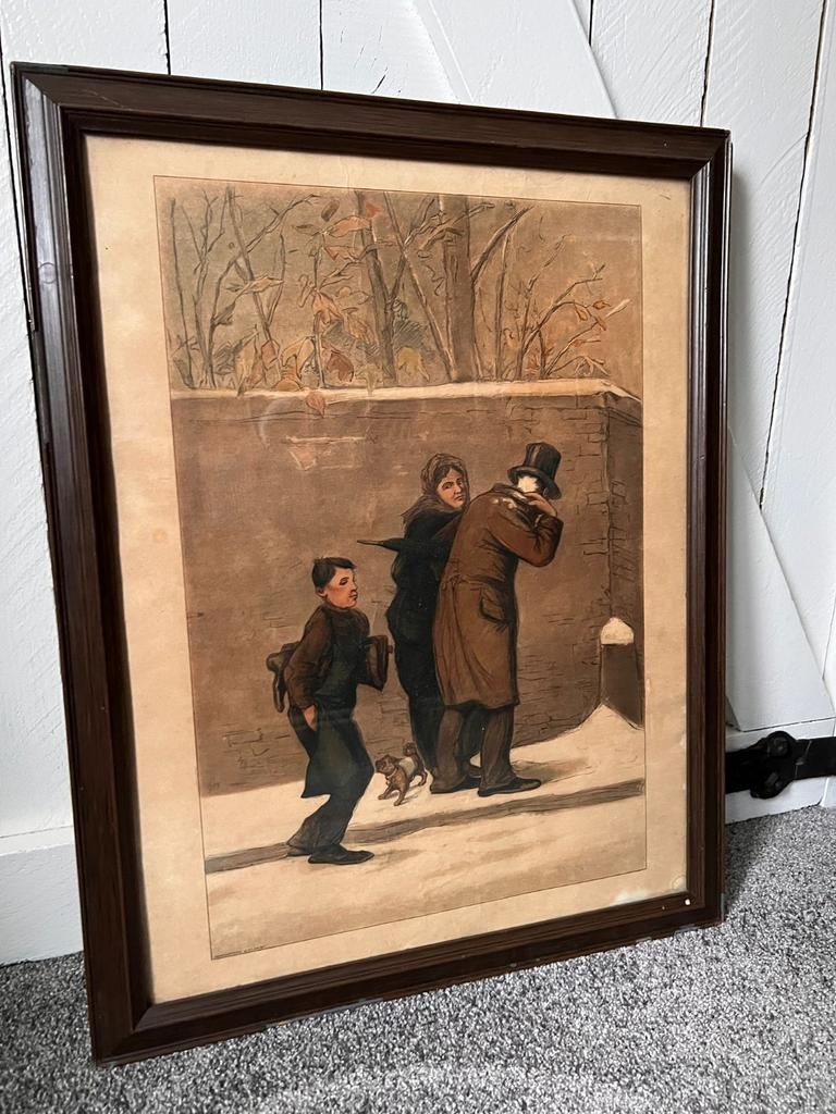 Antiek schilderij, Ophalen