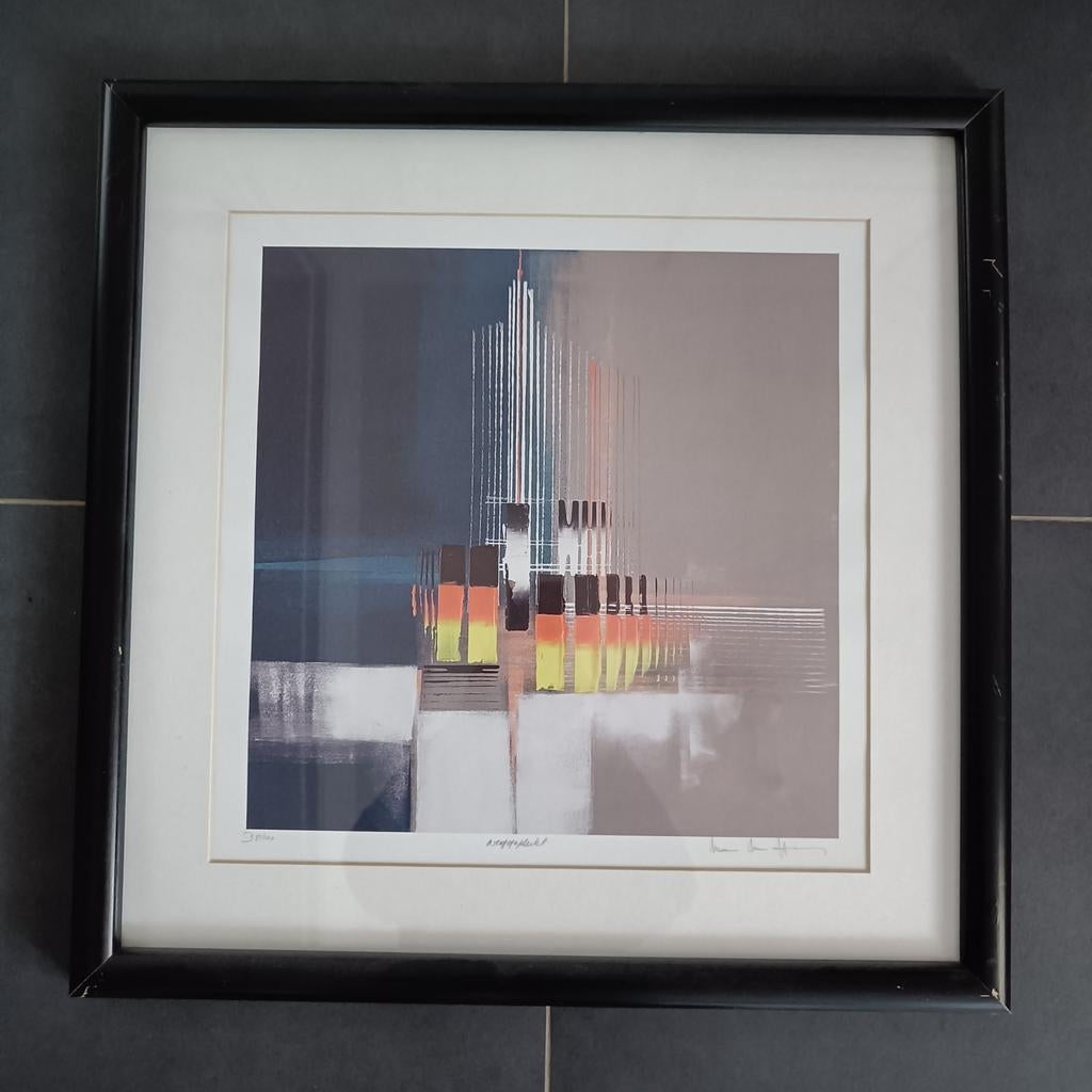 Zeefdruk Luc Drappier " Weggeplukt " 81/100., Ophalen of Verzenden