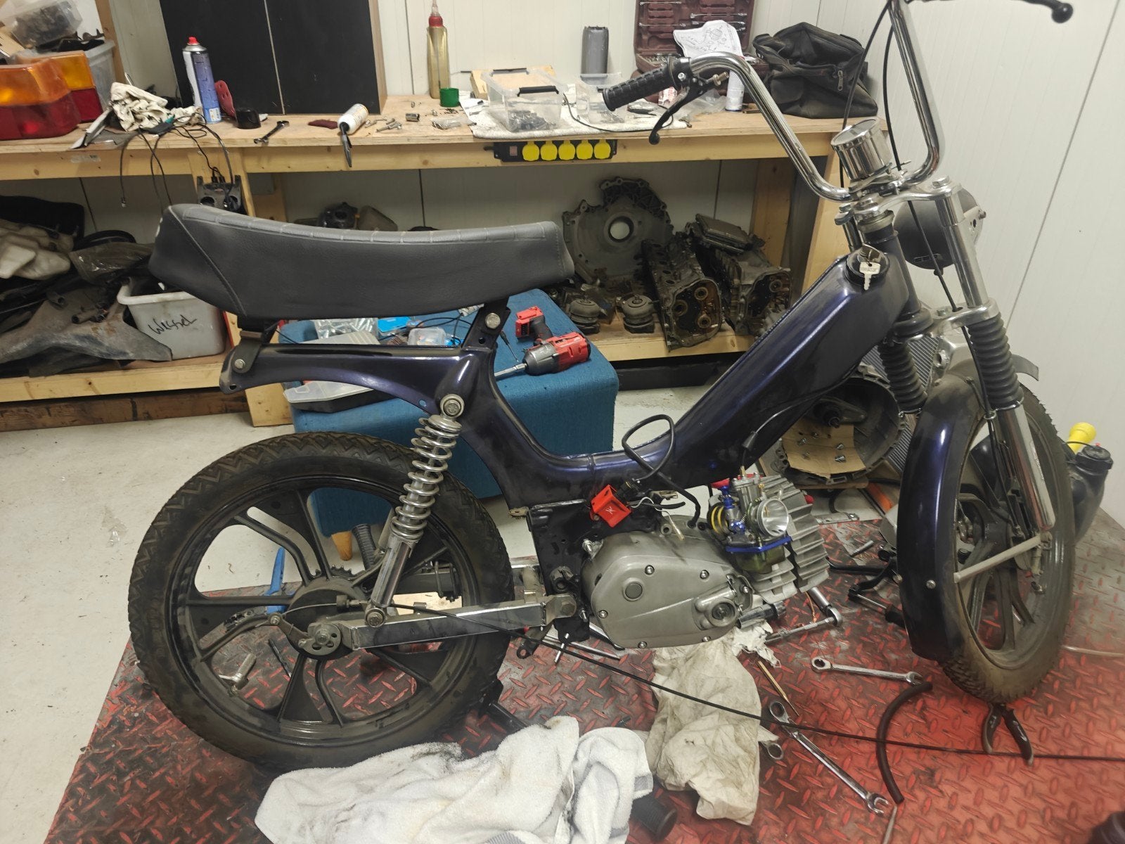 tomos ATX50 project 74cc 5 schakelbak, Ophalen, Gebruikt, Overige modellen, Maximaal 25 km/u