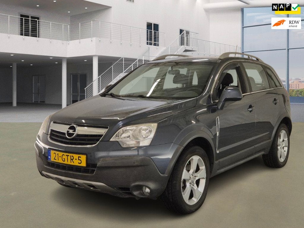 Opel Antara 2.4-16V Enjoy AIRCO CRUISE NAVI PDC TREKHAAK, Gebruikt, 4 cilinders, Blauw, Bedrijf