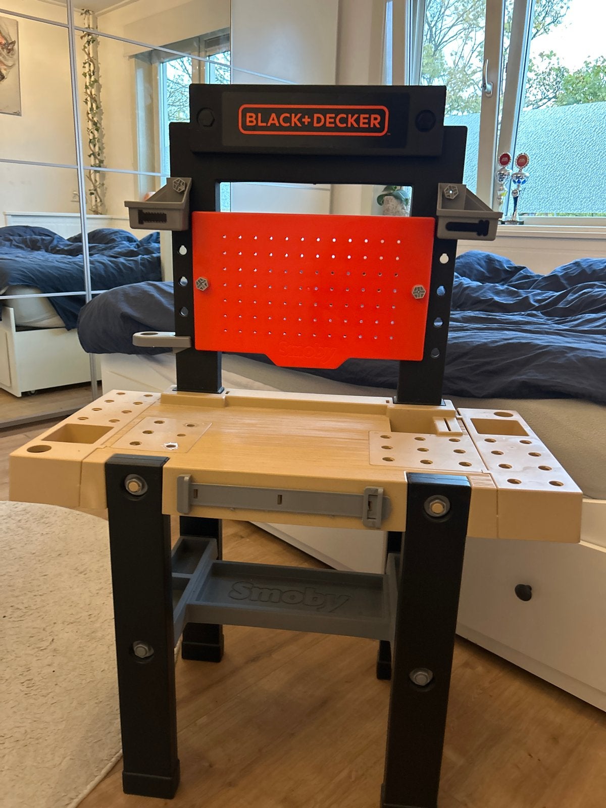 Black&Decker Smoby werkbank met accessoires, Ophalen, Zo goed als nieuw, Jongen of Meisje