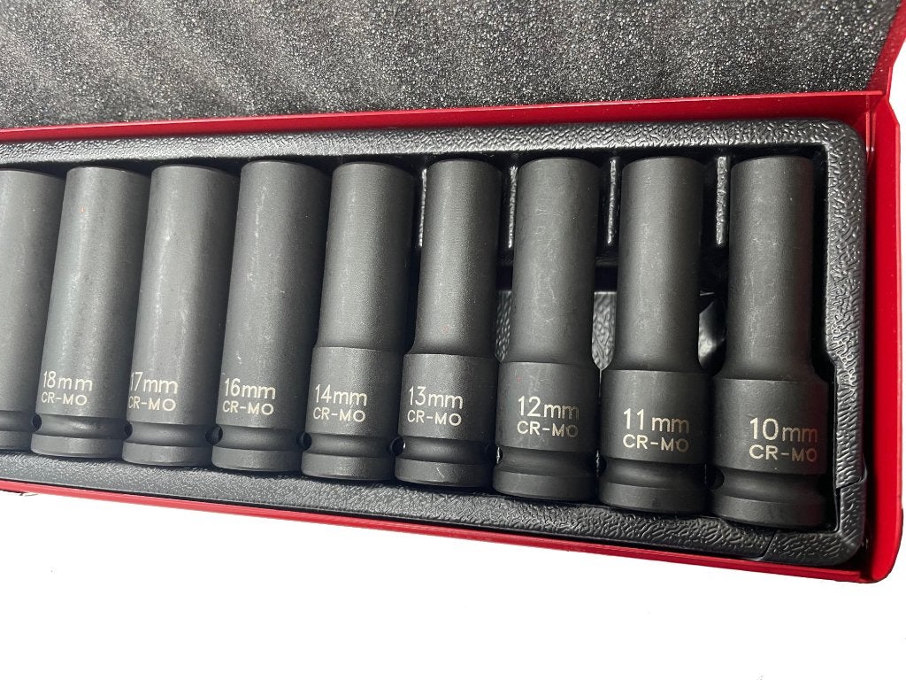 Krachtdoppen set, Slagdoppen, hoog of Kort, metrisch of USA, Auto-onderdelen, Overige Auto-onderdelen, Ophalen of Verzenden, Nieuw