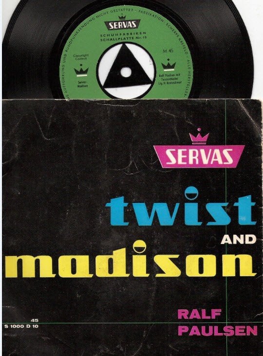 schoenenindustrie Ralf Paulsen-Twist And Madison-vinylsingle, Ophalen, Gelezen, Artiest