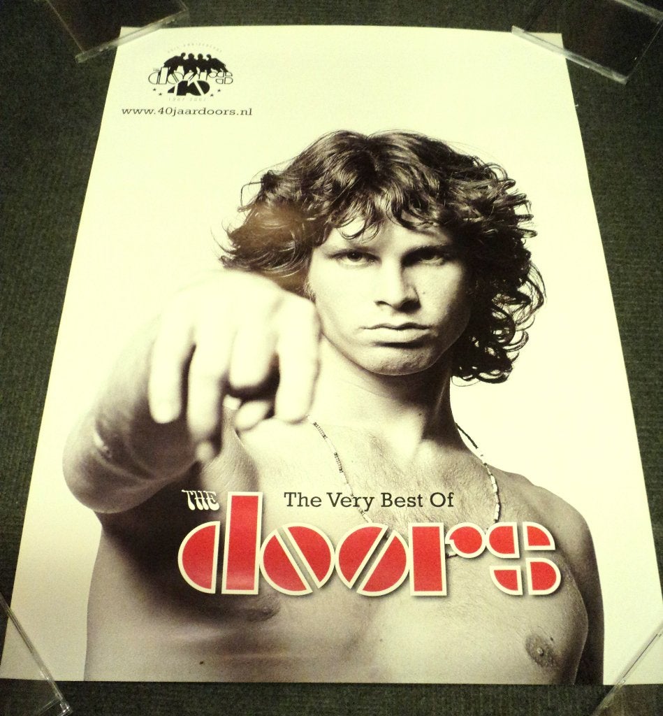 The Doors PROMO POSTER Jim Morrison, The Doors, Verzenden, NvT, Poster, Artwork of Schilderij
