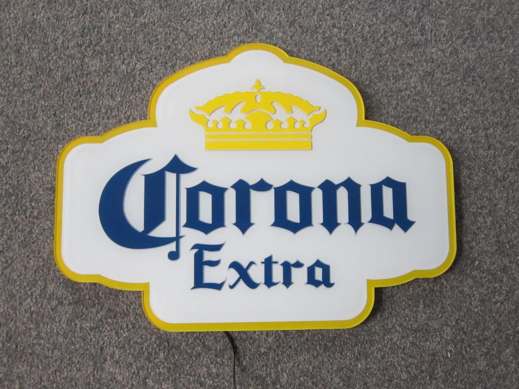 CORONA BIER LED LICHTRECLAME, Verzamelen, Ophalen, Zo goed als nieuw, Overige typen, Overige merken