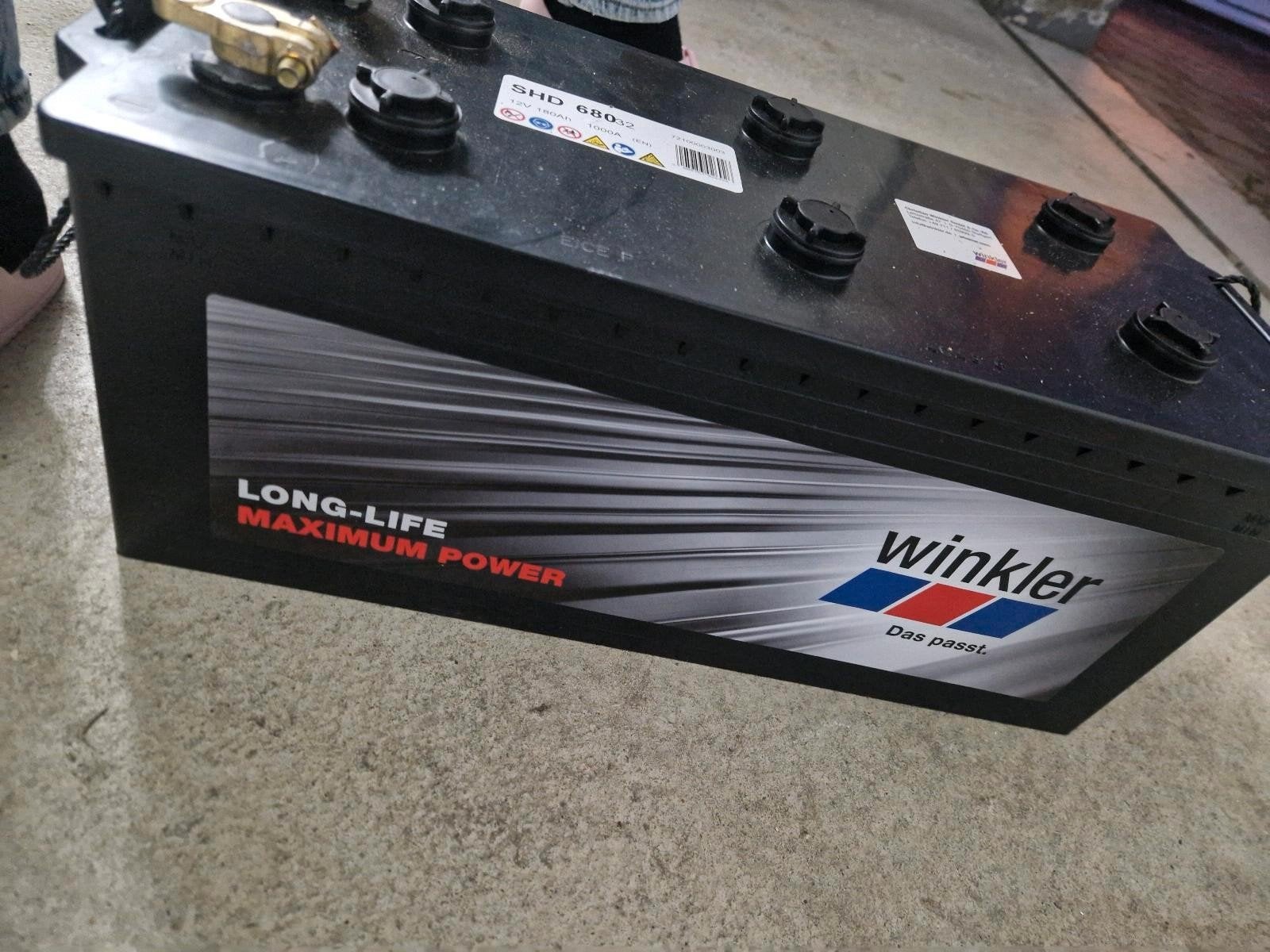 Winkler SHD 68032 startaccu 12V 180Ah 1000A, Ophalen of Verzenden