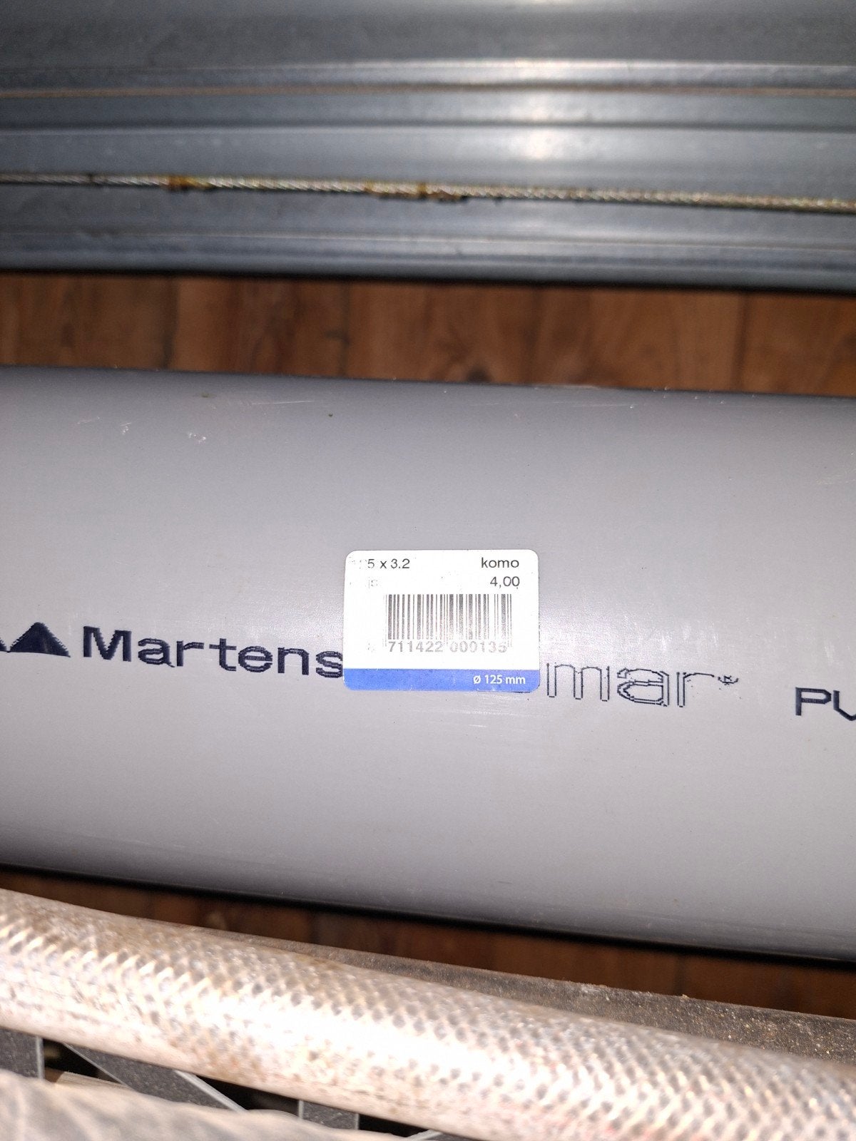 PVC 125mm buis 4 meter lang nieuw, Ophalen of Verzenden, Nieuw, Pvc, 80 mm of meer