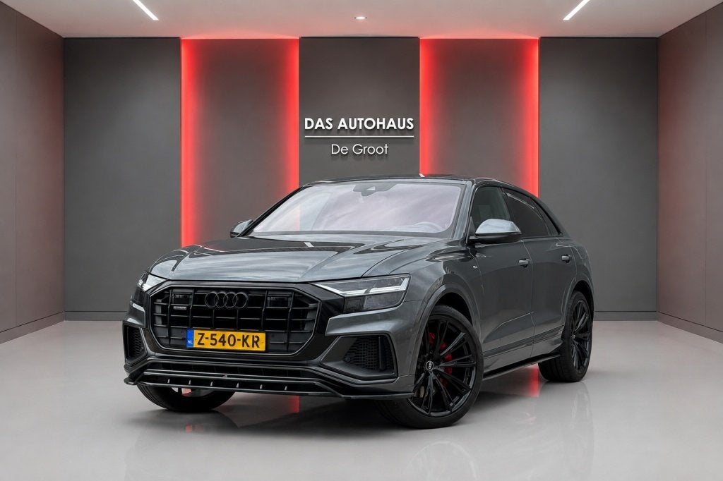Audi Q8 55 TFSIe Pro Line S 381pk Quattro | B&O | Night visi, Automaat, Adaptive Cruise Control, Gebruikt, Euro 6
