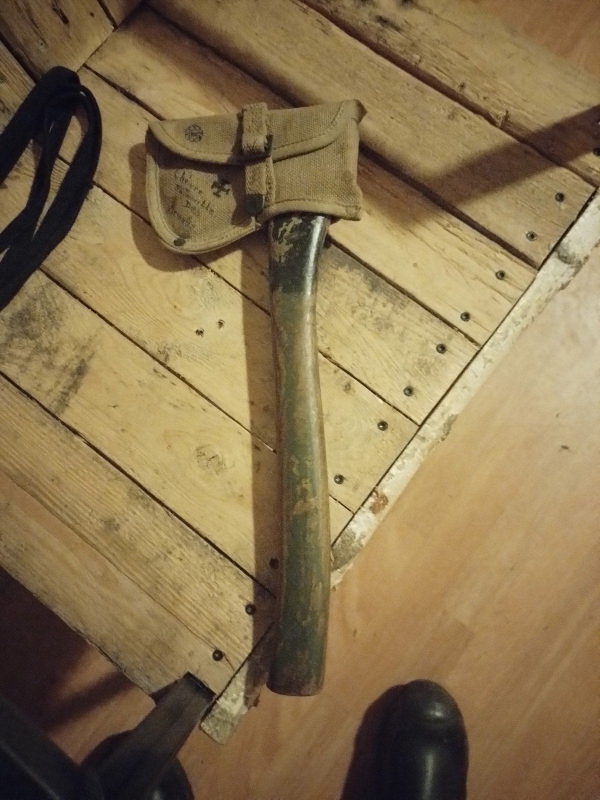 US M1910 Handbijl in zeer goede staat, Ophalen, Zo goed als nieuw, Overige typen, Overige merken