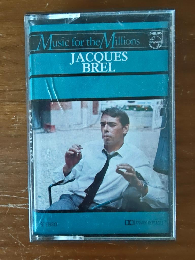 Cassettebandje - Jacques Brel, Ophalen of Verzenden, Gebruikt, Nederlandstalig, 1 bandje