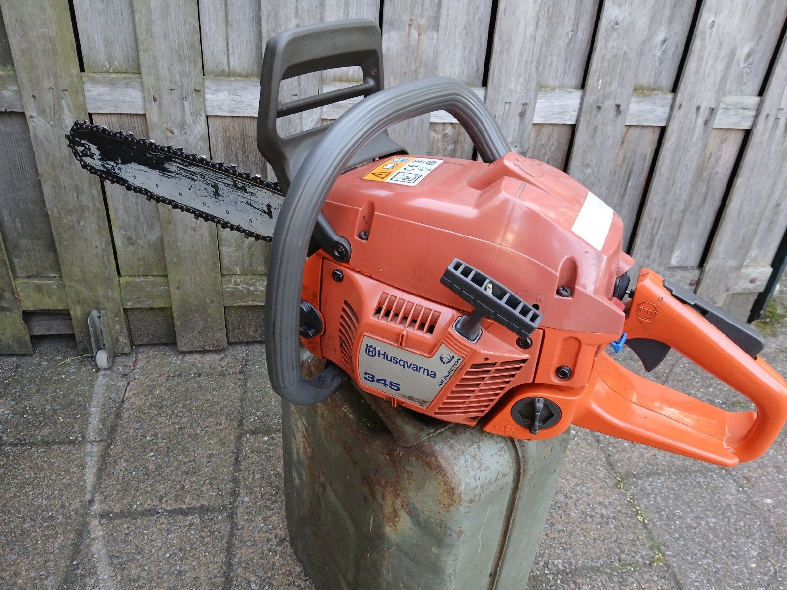 Husqvarna 345 kettingzaag motorzaag, Ophalen of Verzenden, Gebruikt, Husqvarna