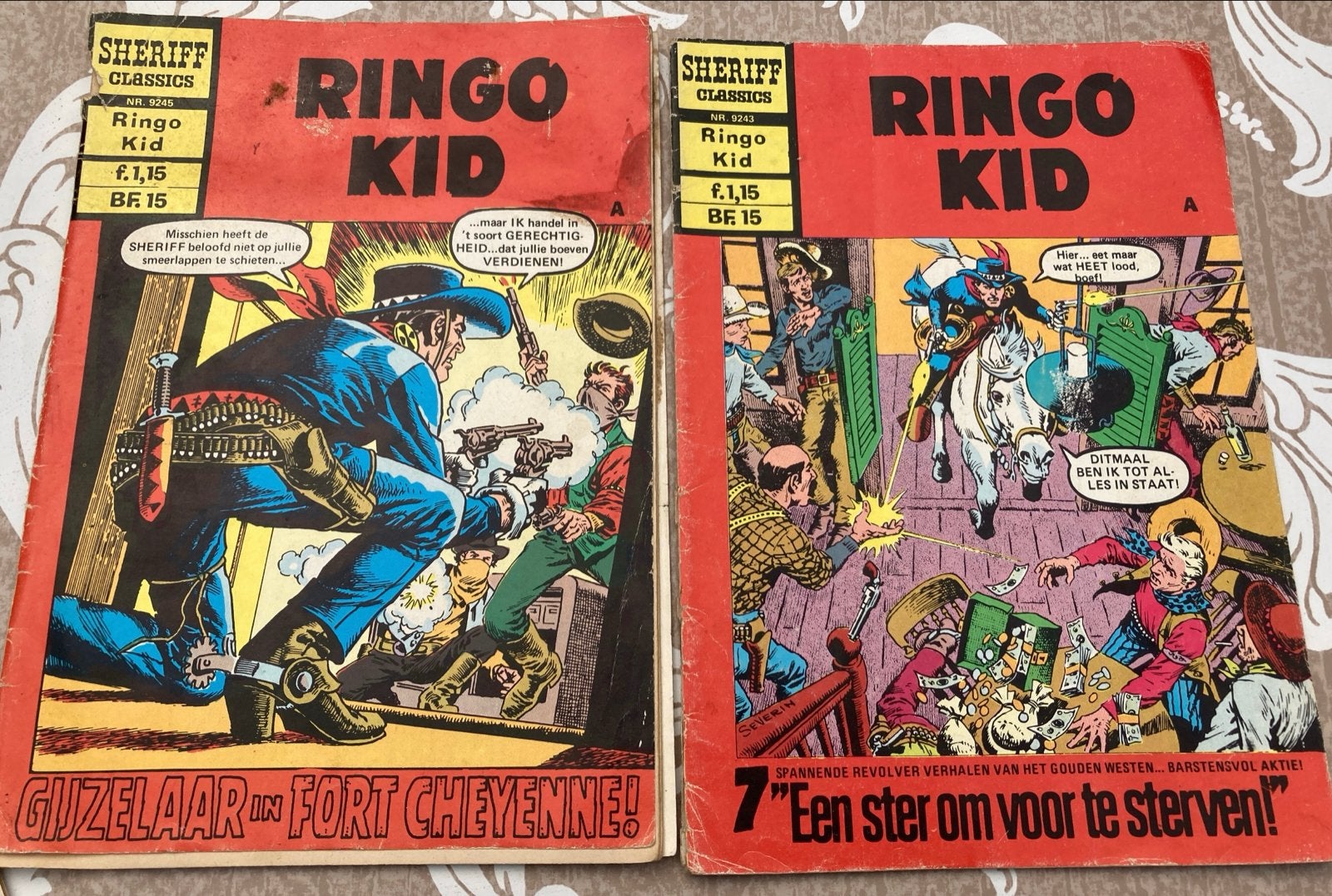 Ringo Kid Sheriff Classics Stripboeken - Nrs. 9245 & 9243, Meerdere stripboeken, Ophalen of Verzenden, Gelezen