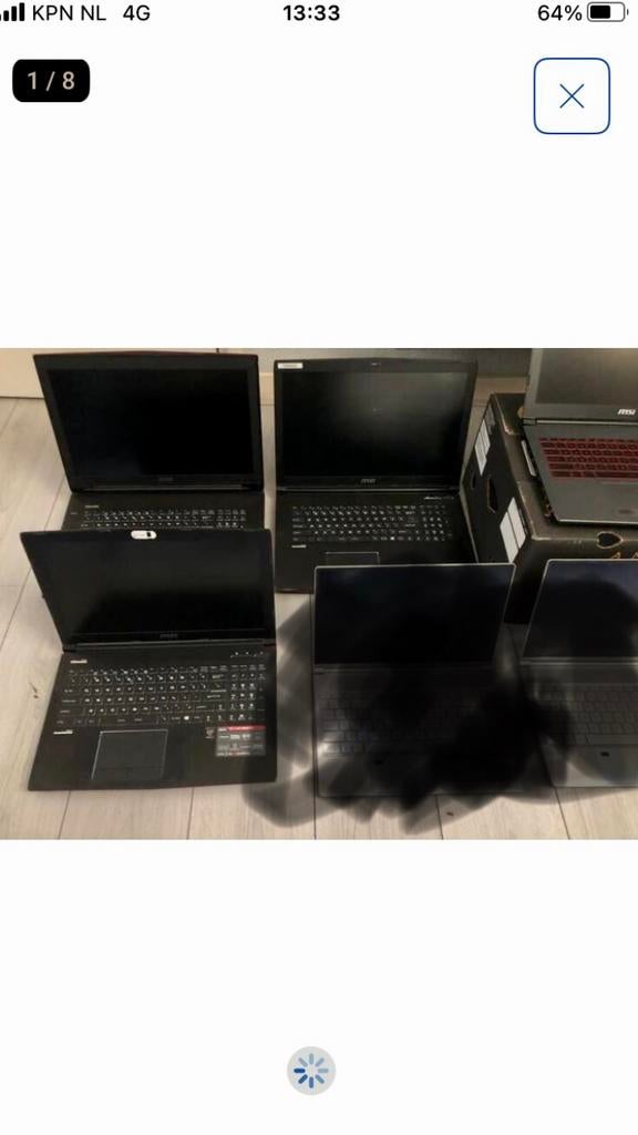 Partij msi laptop gaming, Ophalen of Verzenden, Zo goed als nieuw