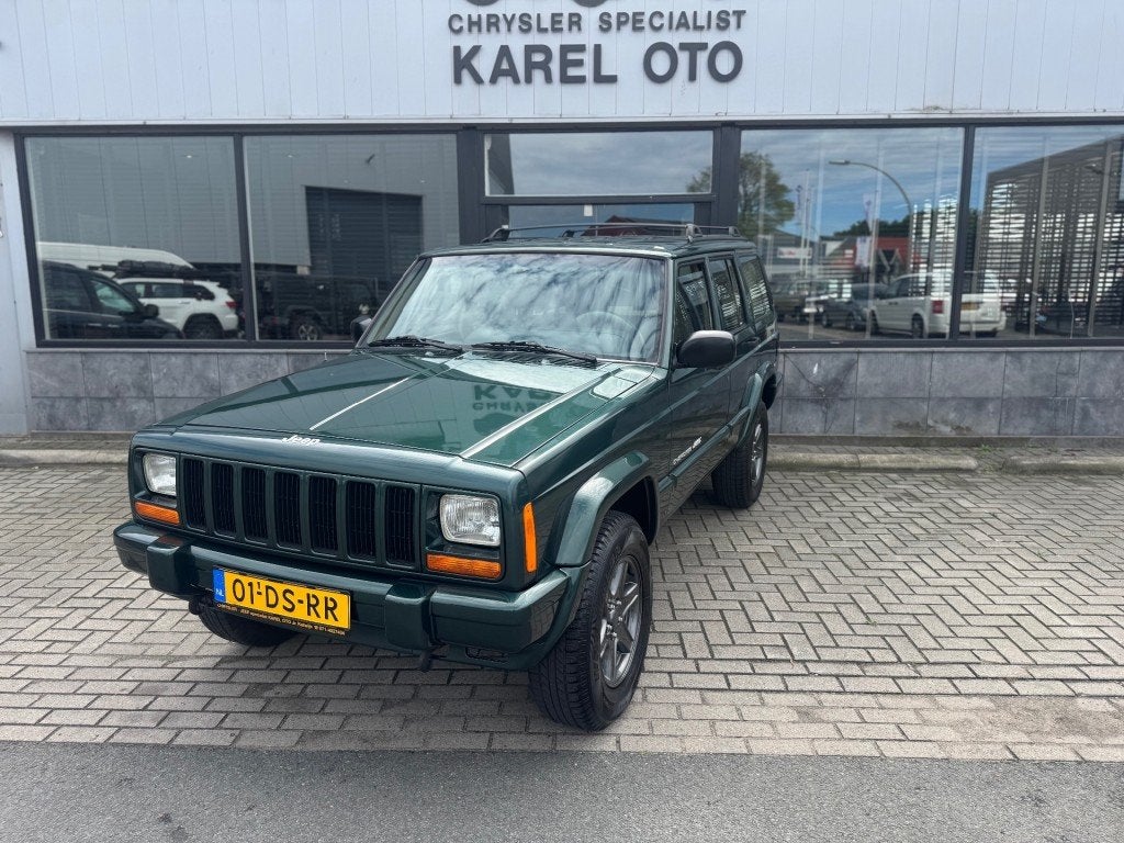 Jeep CHEROKEE  4.0I LIMITED, Auto's, Gebruikt, Met garantie (alle), Leder, Cherokee