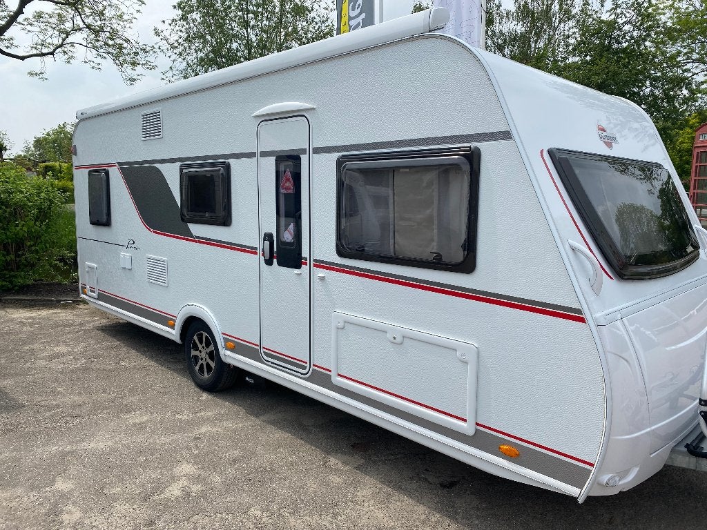 Bürstner Premio 530 TK 2021 | Stapelbed | Mover | Luifel, Vast bed, 7 tot 8 meter, Treinzit, Particulier