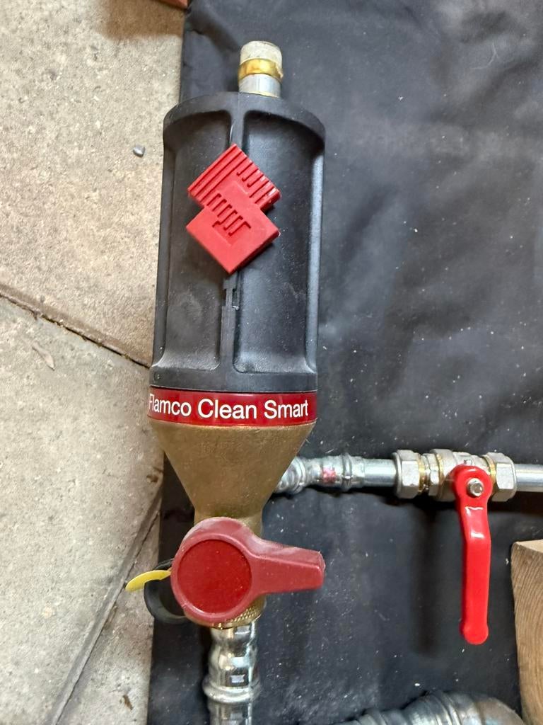 Flamco clean smart vuilafscheider + 18L expansievat 2023, Ophalen of Verzenden, Zo goed als nieuw
