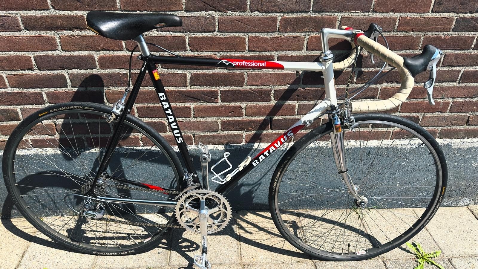 Batavus Professional Racefiets - Klassiek en Sportief, Fietsen en Brommers, Fietsen | Racefietsen, Ophalen, Gebruikt, Staal, Batavus