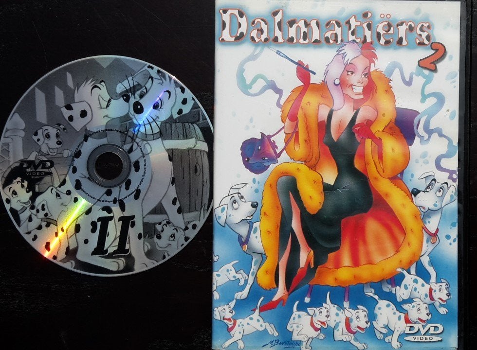 DVD - Dalmatiers 2 - Kinderen jeugd Tekenfilm, Avontuur, Alle leeftijden, Ophalen of Verzenden, Zo goed als nieuw
