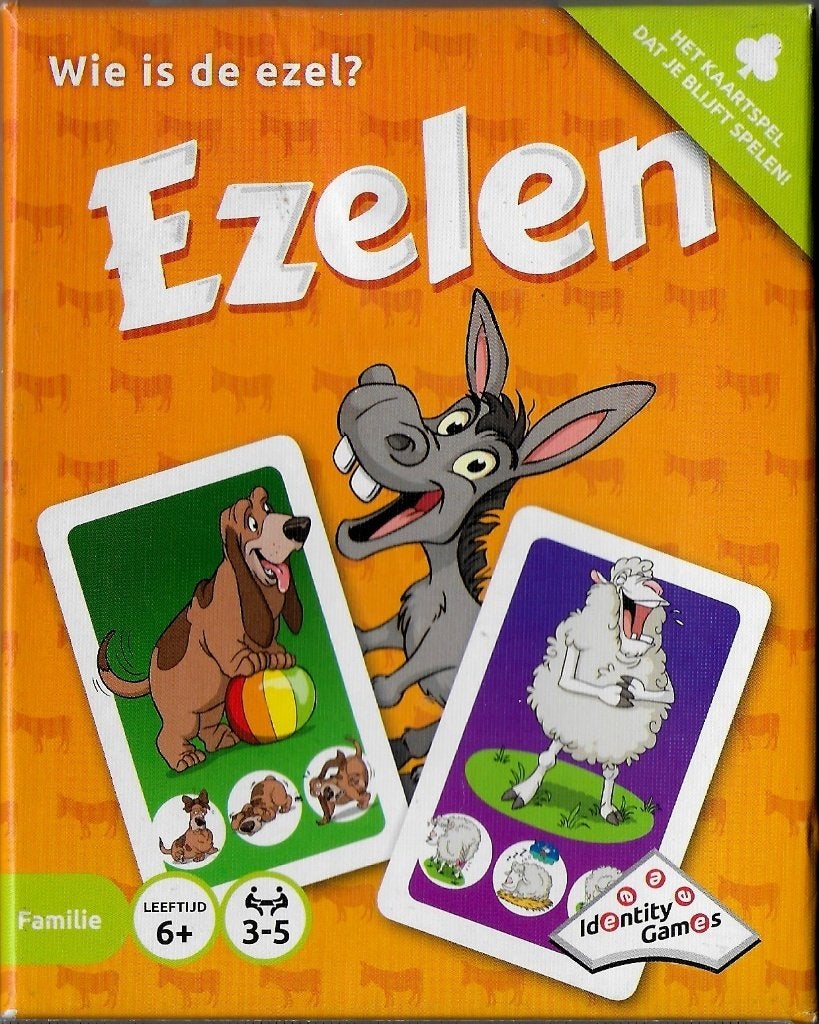 Ezelen - Kaartspel - Wie is de ezel? Family Identity Games, Hobby en Vrije tijd, Gezelschapsspellen | Kaartspellen, Ophalen of Verzenden