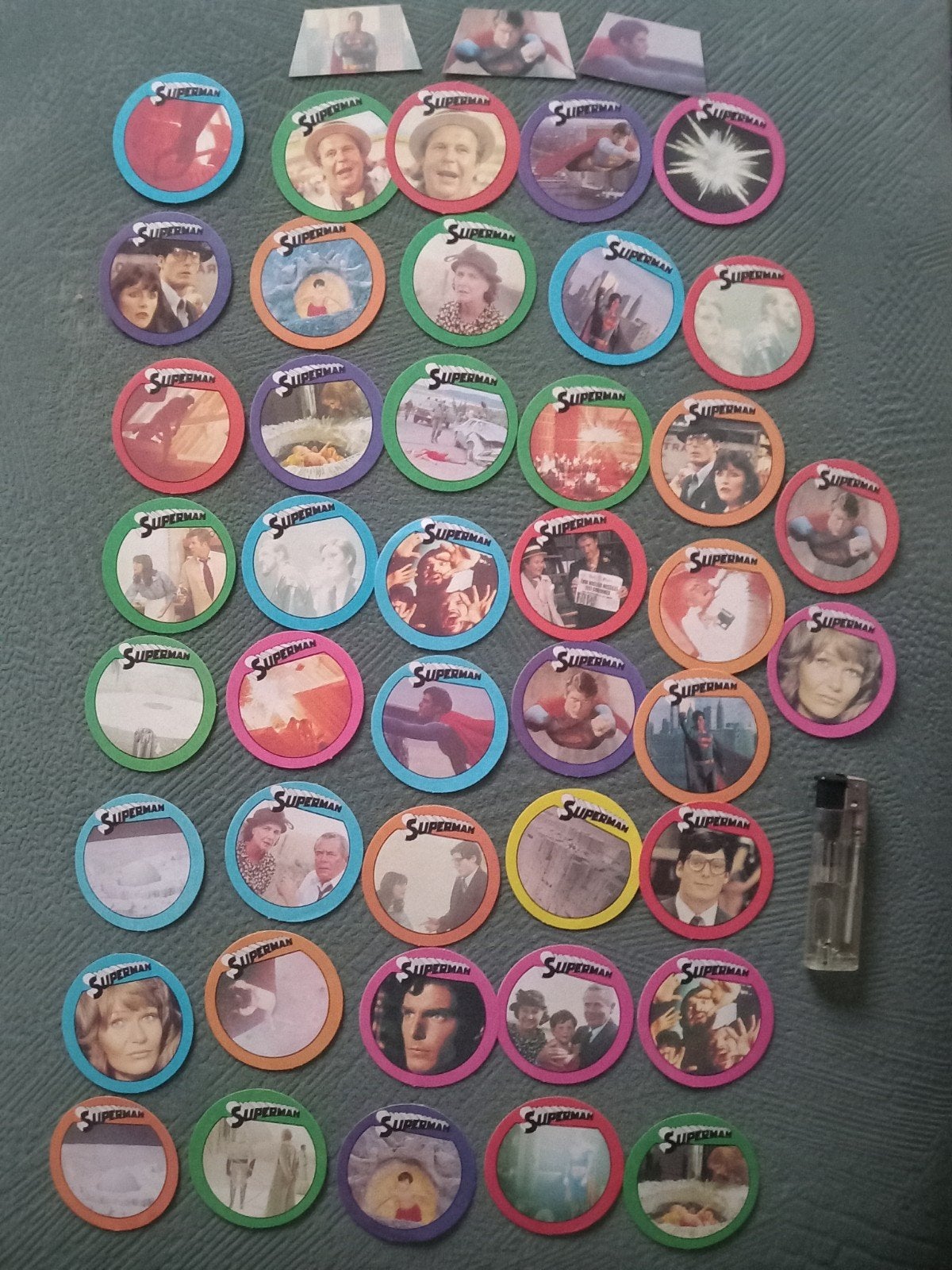 superman stickers uit jaren 70 of 80, clark kent, movie, Verzamelen, Ophalen of Verzenden, Gebruikt, Film, Tv of Omroep