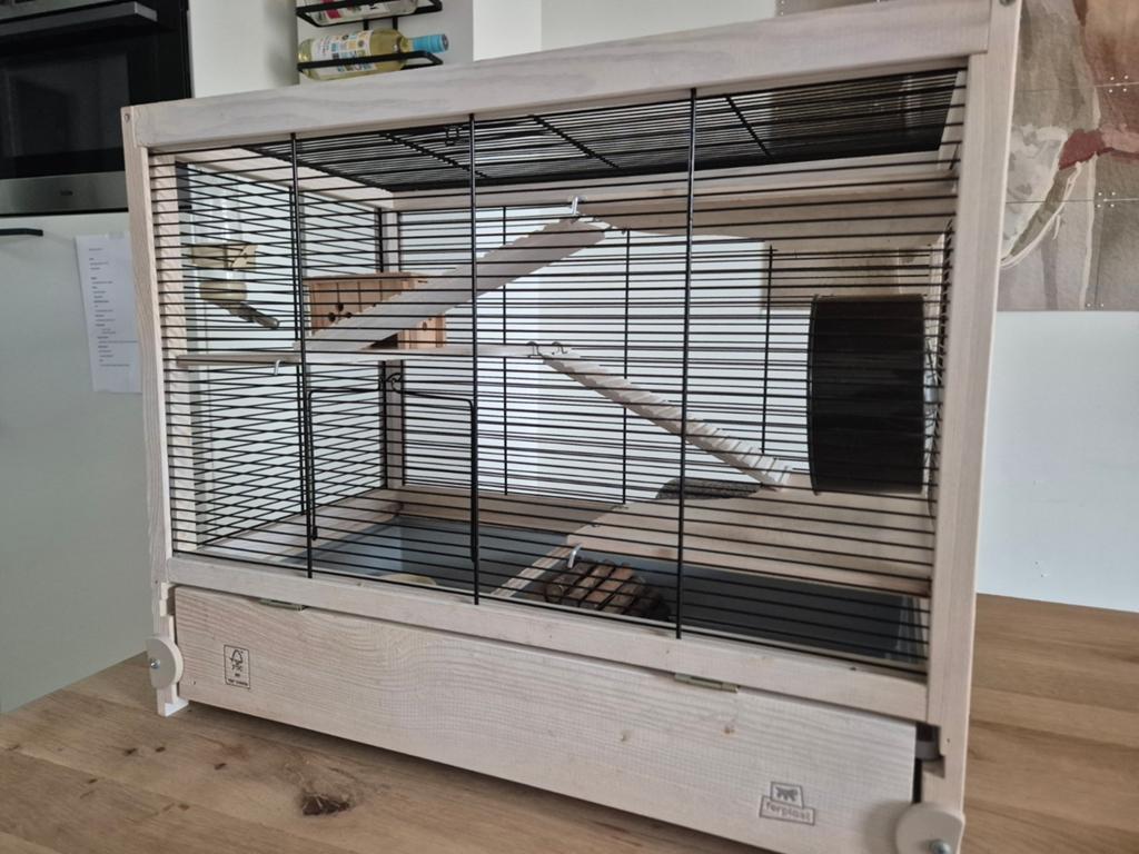Nieuw Ferplast hamsterkooi hansterville 60x34x49, Dieren en Toebehoren, Knaagdieren en Konijnen | Toebehoren, Ophalen of Verzenden