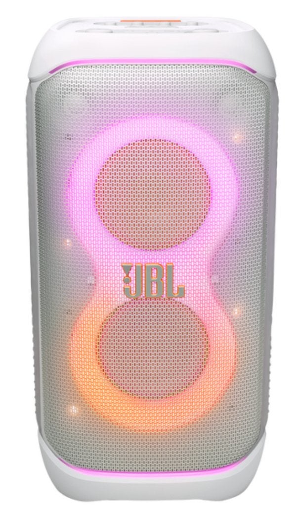 *Te Huur in Ede €30: *Witte Unieke JBL Partybox 320*, Ophalen, Zo goed als nieuw, Verjaardag