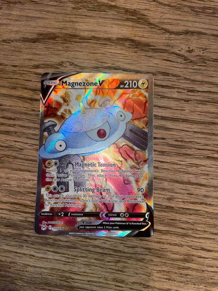 Magnezone V Pokémon kaart - Zo goed als nieuw, Ophalen, Zo goed als nieuw, Losse kaart, Foil