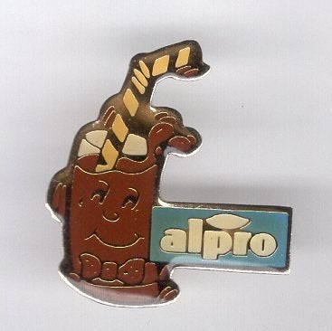 ALPRO dranken koper PIN ( BLAD2_239), Verzenden, Nieuw, Transport, Speldje of Pin