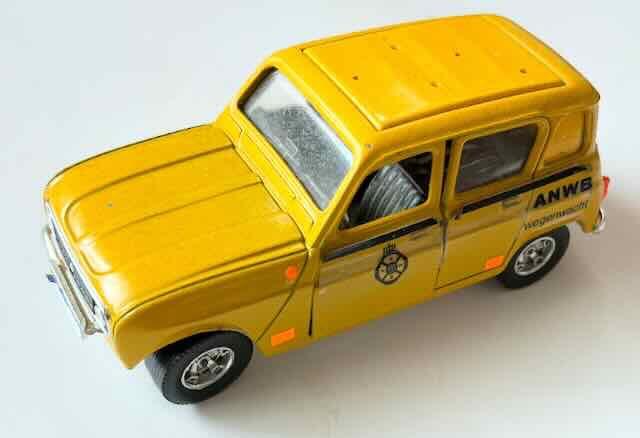 Renault 4 wegenwacht  1-24, Ophalen of Verzenden, Gebruikt, Bburago