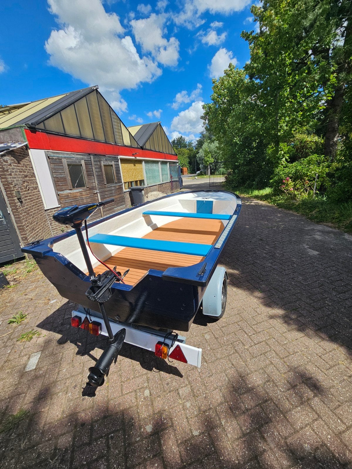 LAATSTE KANS: Sloep met Minn Kota elektromotor en nieuwe acc, Watersport en Boten, Accessoires en Onderhoud, Ophalen, Gebruikt