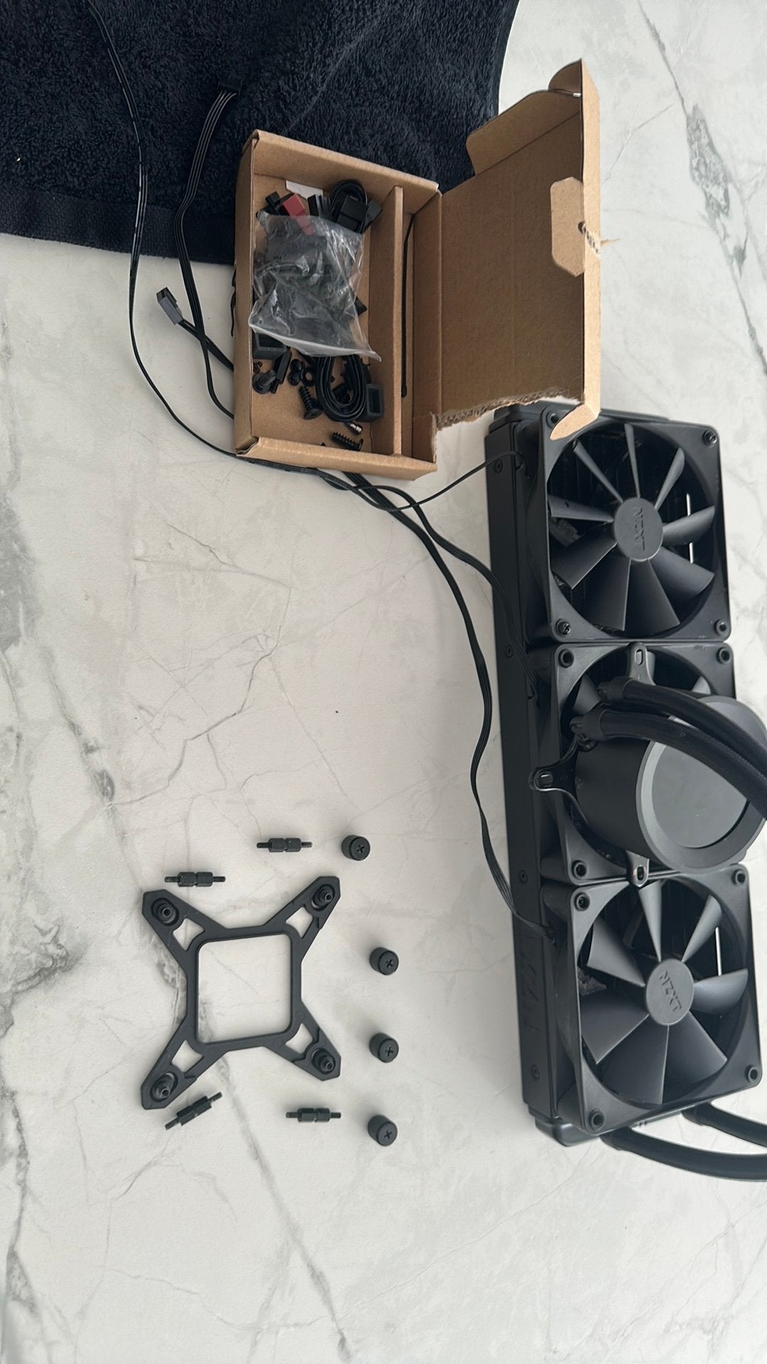 NZXT Kraken Elite 360 ​​Black water cooler, Computers en Software, Computerkoelers, Ophalen of Verzenden, Zo goed als nieuw, Waterkoeling