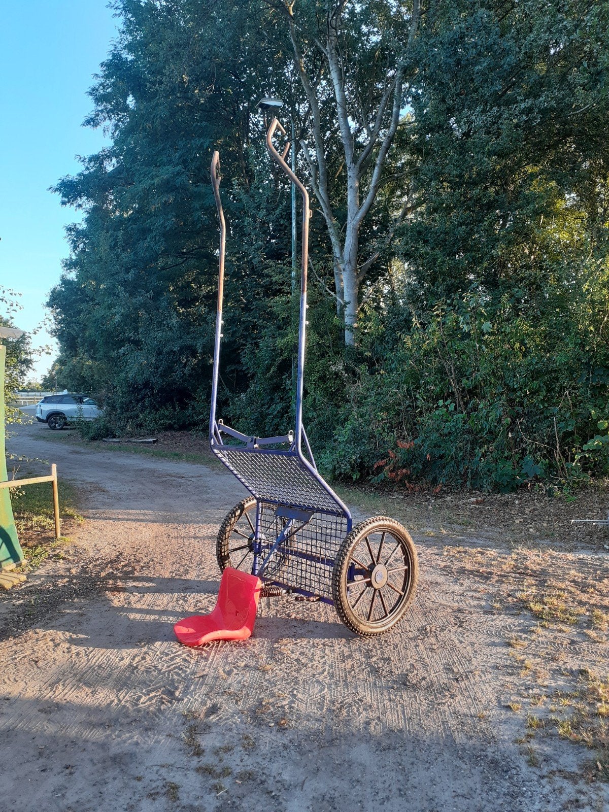Robuste dresseerwagen, Pony