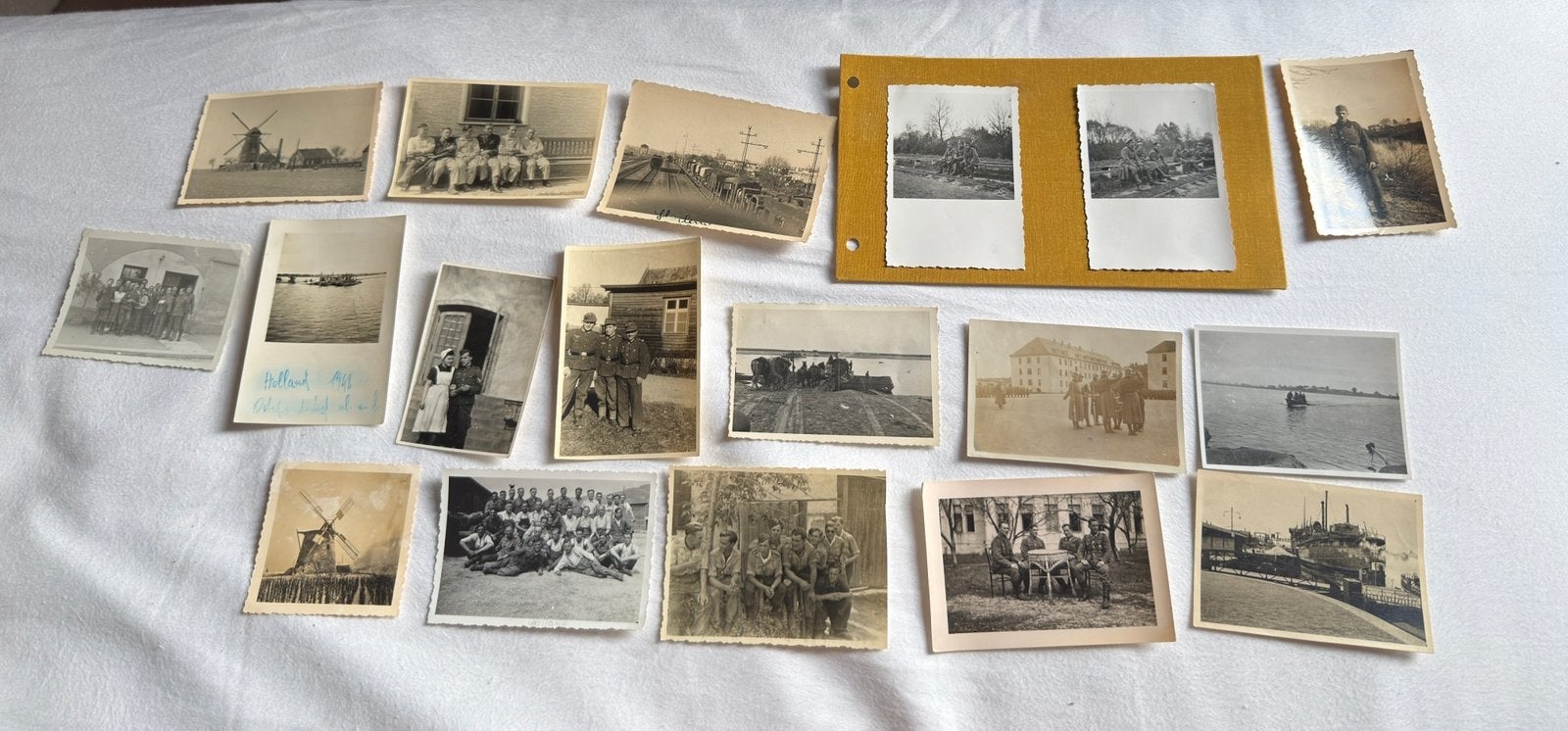 Lot 18x foto’s duits gemaakt in Nederland, Ophalen of Verzenden