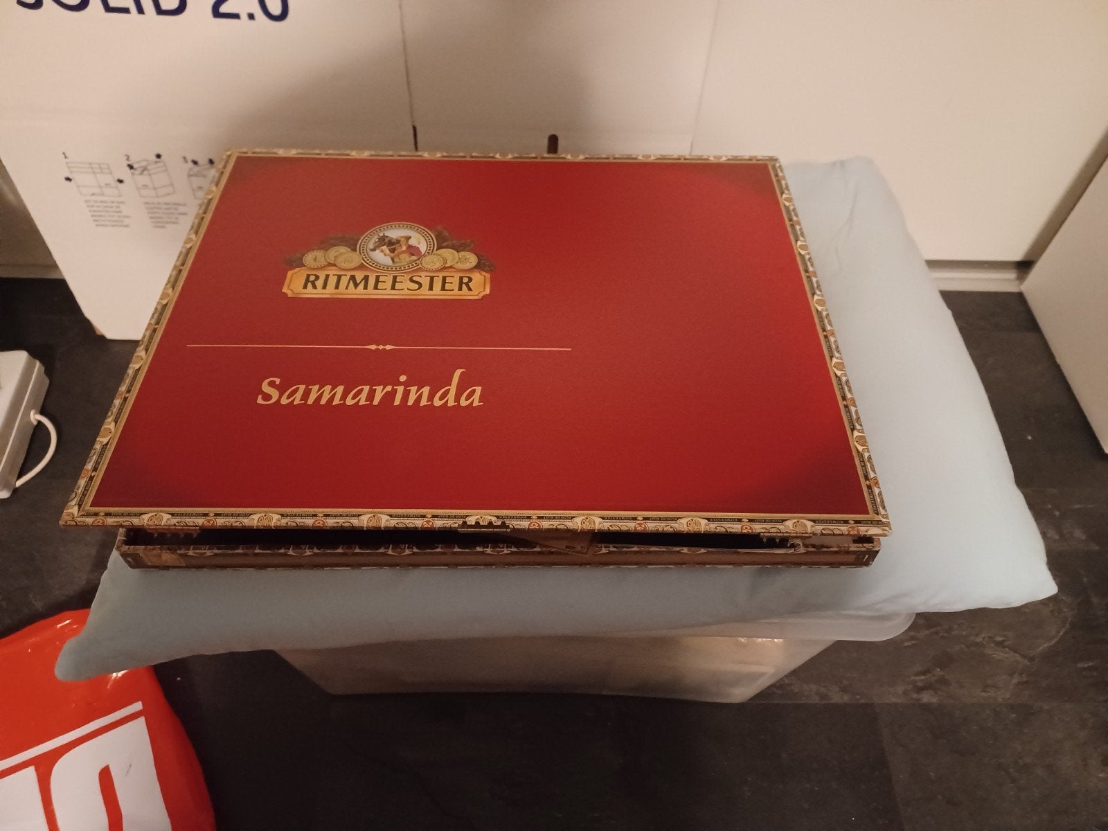 sigarenkist, Ophalen