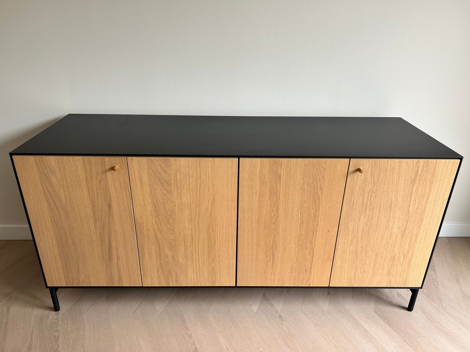 IKEA Boastad buffetkast, Ophalen, 150 tot 200 cm, Eikenhout, Met lade(s)