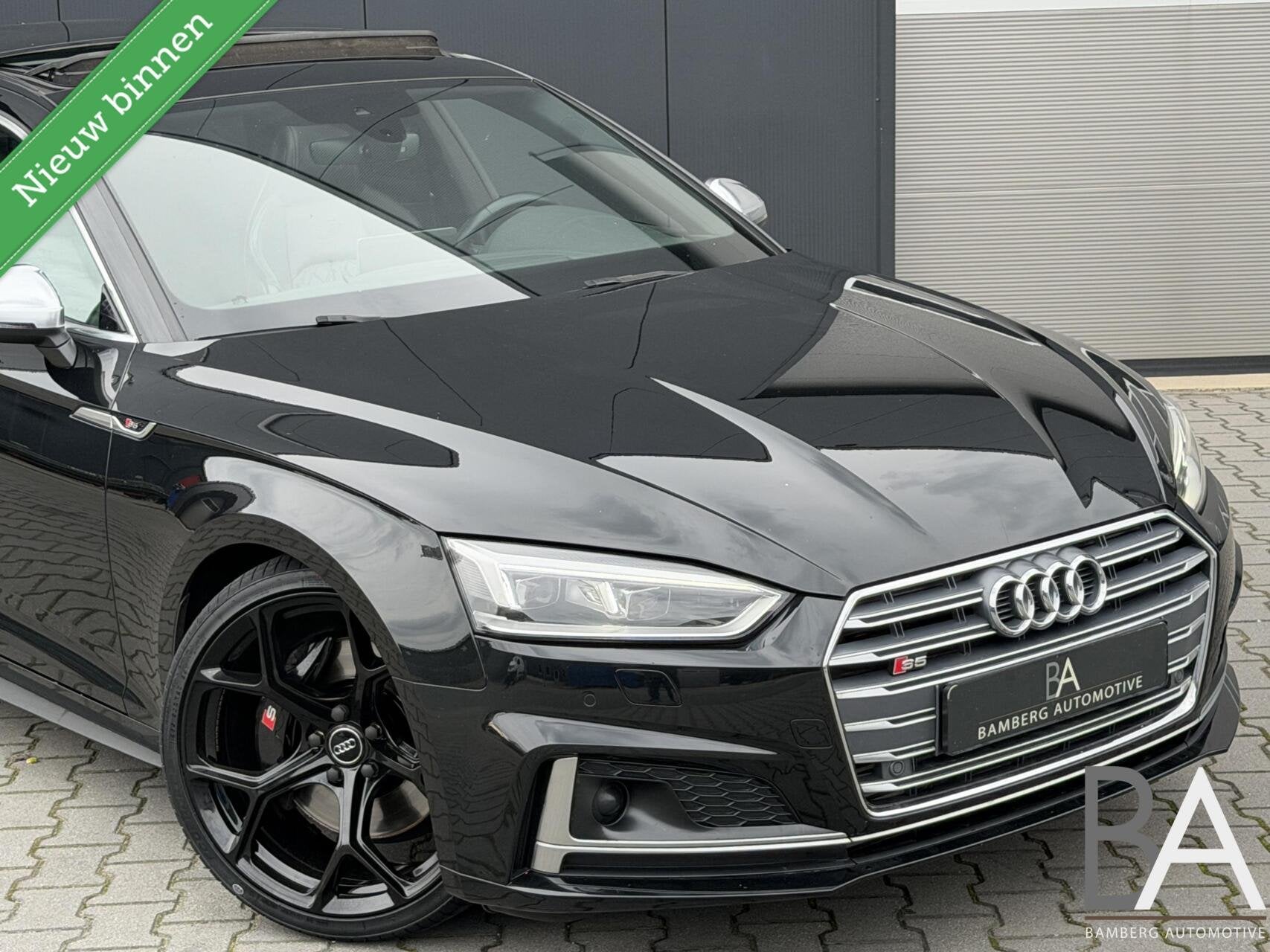 Audi S5 3.0 TFSI Quattro |Pano|RS-zetel|massage|carbon, Dealer onderhouden, Gebruikt, 2995 cc, Met garantie (alle)